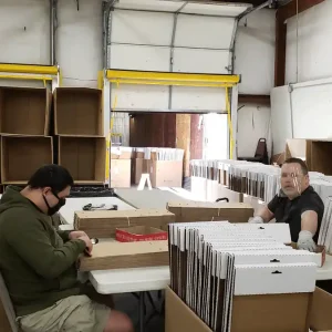 Workers hard at work