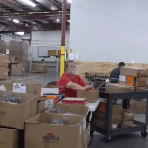 large work space