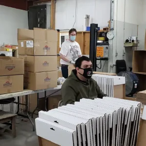 Our workers excel at repetitive tasks like box assembly